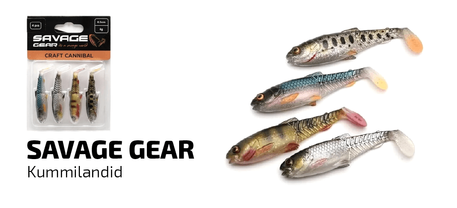 Savage Gear kummikalad 3.95