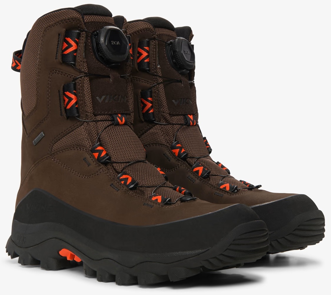 SAAPAD VIKING VILLREIN HIGH GTX UNISEX BOA DARK BROWN/RED