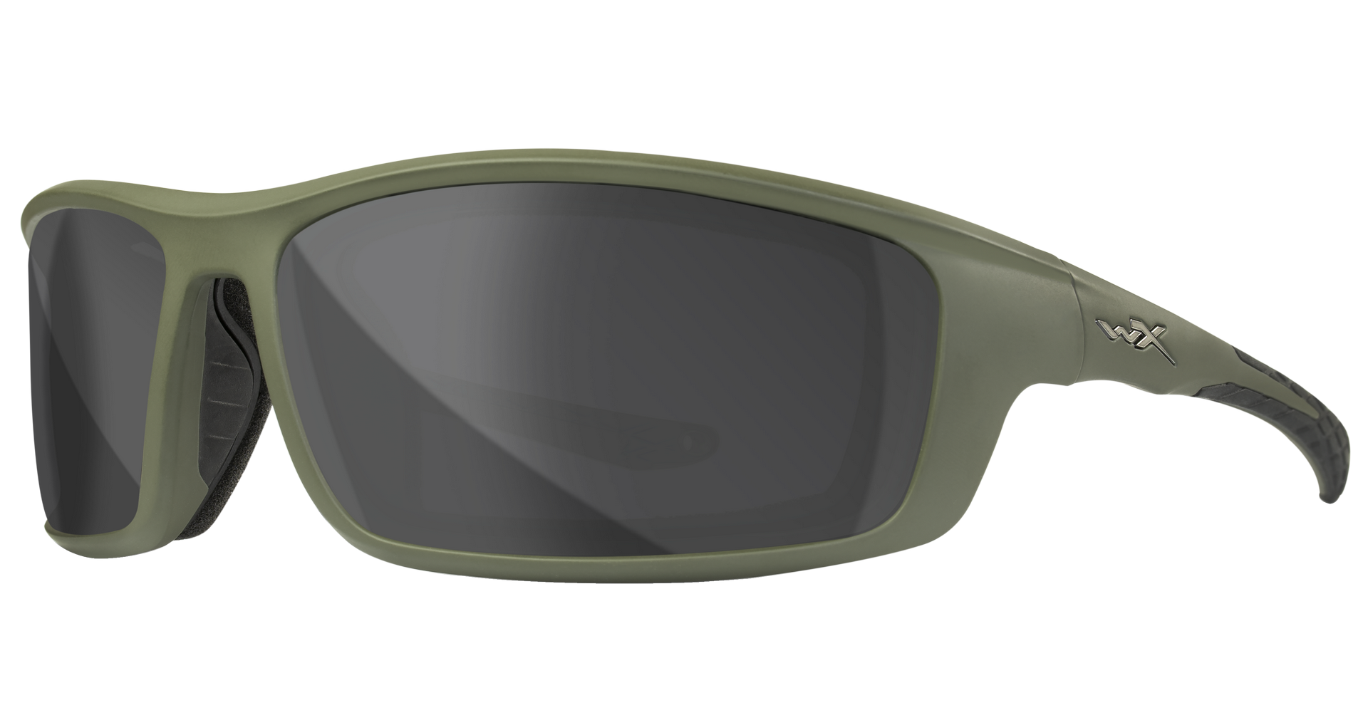 LASKMISPRILLID WILEYX GRID CAPTIVATE SMOKE GREY MATTE UTILITY GREEN FRAME