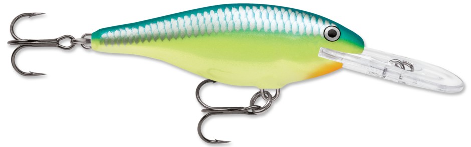ВОБЛЕР RAPALA SHAD RAP 8 CM 11 G CRSD
