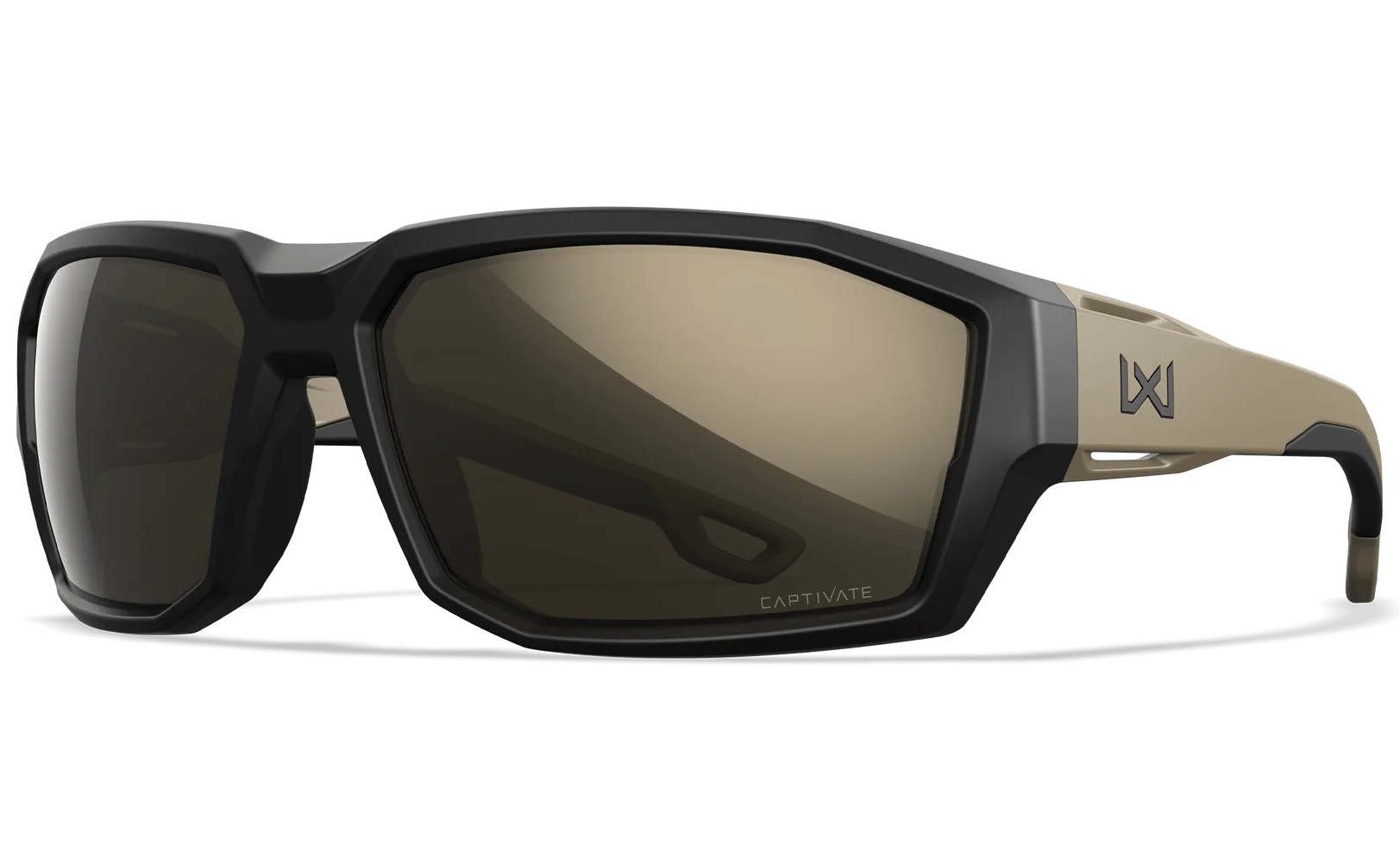 PÄIKESEPRILLID WILEYX ALPINE CAPTIVATE POLARIZED TUNGSTEN MIRROR MATTE BLACK/TAN FRAME