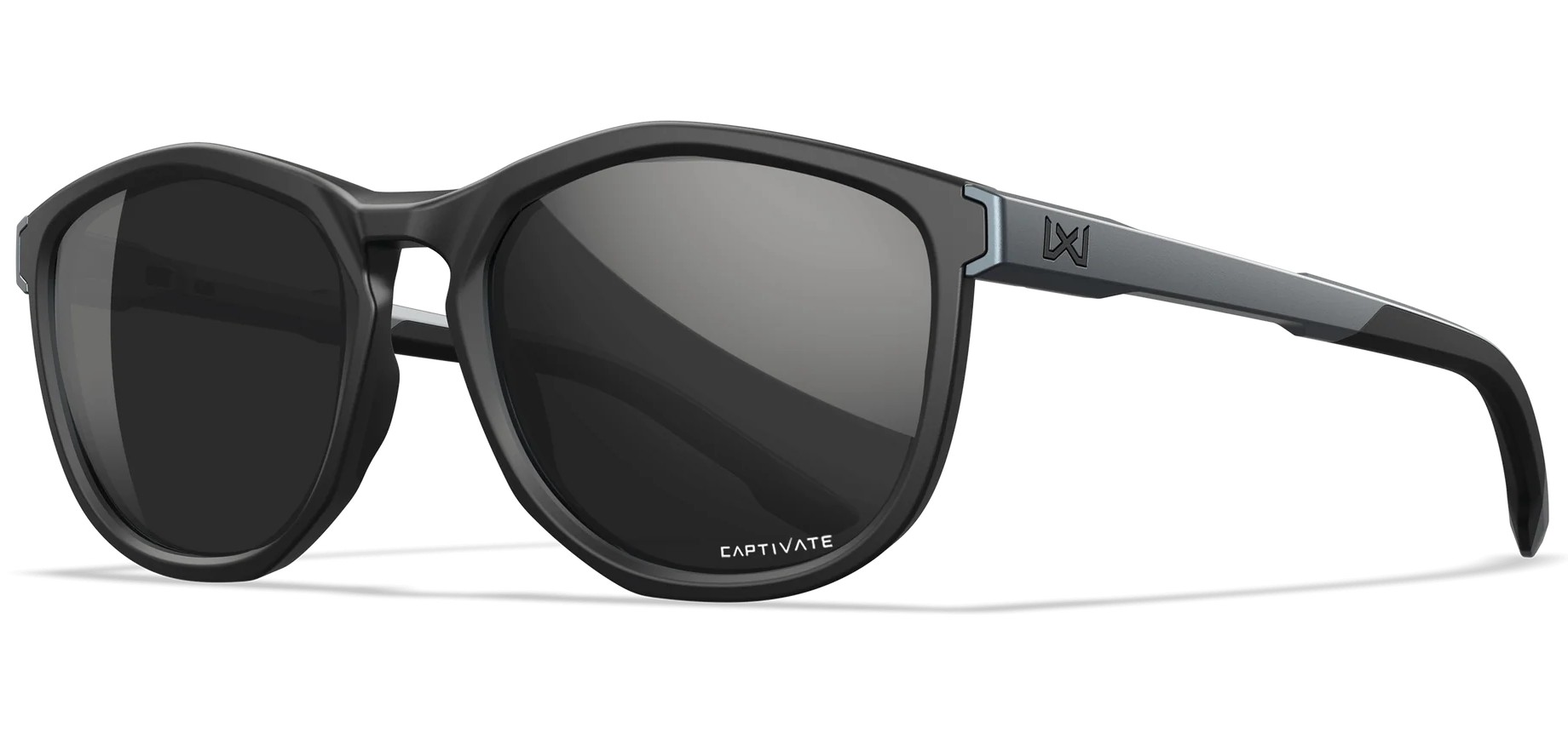 PÄIKESEPRILLID WILEYX BRAVO CAPTIVATE BLACK MIRROR MATTE BLACK/GRAPHITE GREY FRAME