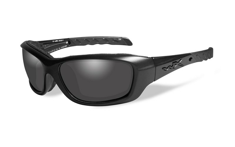 LASKMISPRILLID WILEYX GRAVITY SMOKE GREY MATTE BLACK FRAME