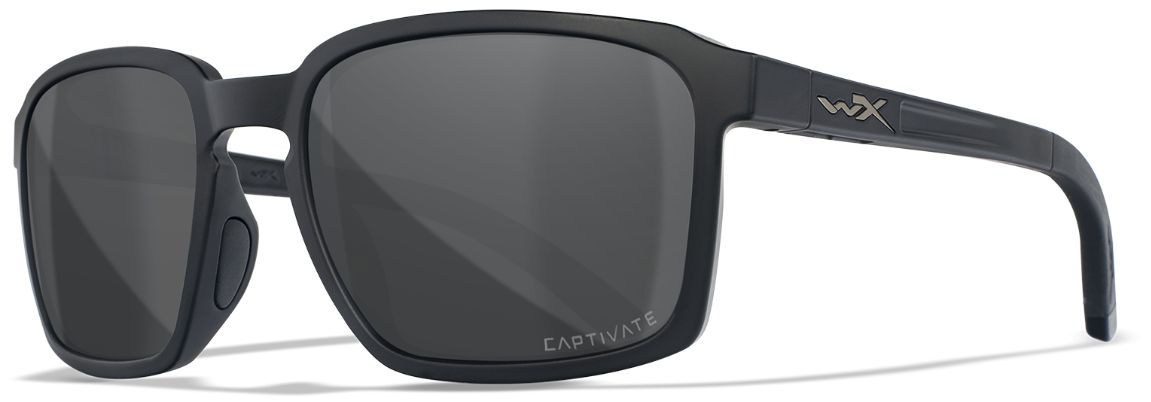 PRILLID WILEYX ALFA CAPTIVATE SMOKE GREY GLOSS BLACK FRAME