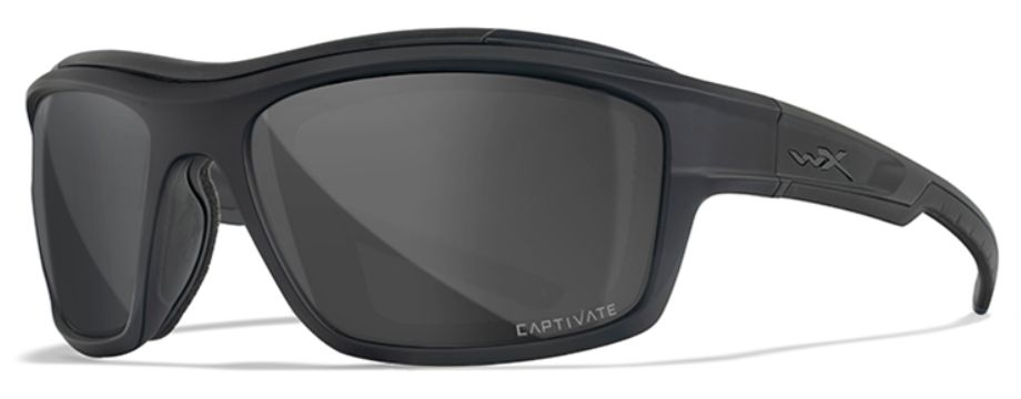PRILLID WILEYX OZONE CAPTIVATE SMOKE GREY MATTE BLACK FRAME