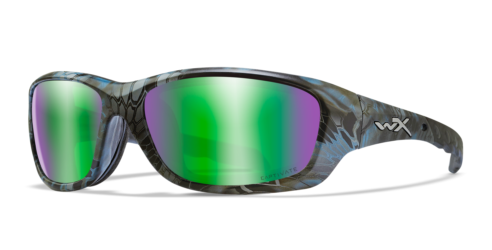 PÄIKESEPRILLID WILEY X GRAVITY CAPTIVATE GREEN MIRROR KRYPTEK NEPTUNE FRAME