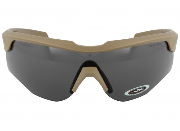LASKMISKPRILLID WILEYX ROGUE COMM GREY/CLEAR/RUST TAN FRAME