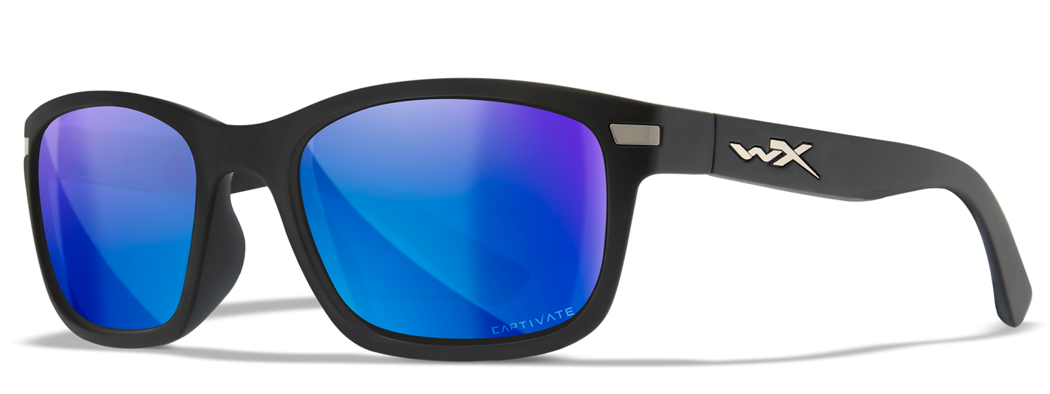 PÄIKESEPRILLID WILEYX HELIX CAPTIVATE BLUE MIRROR MATTE BLACK FRAME