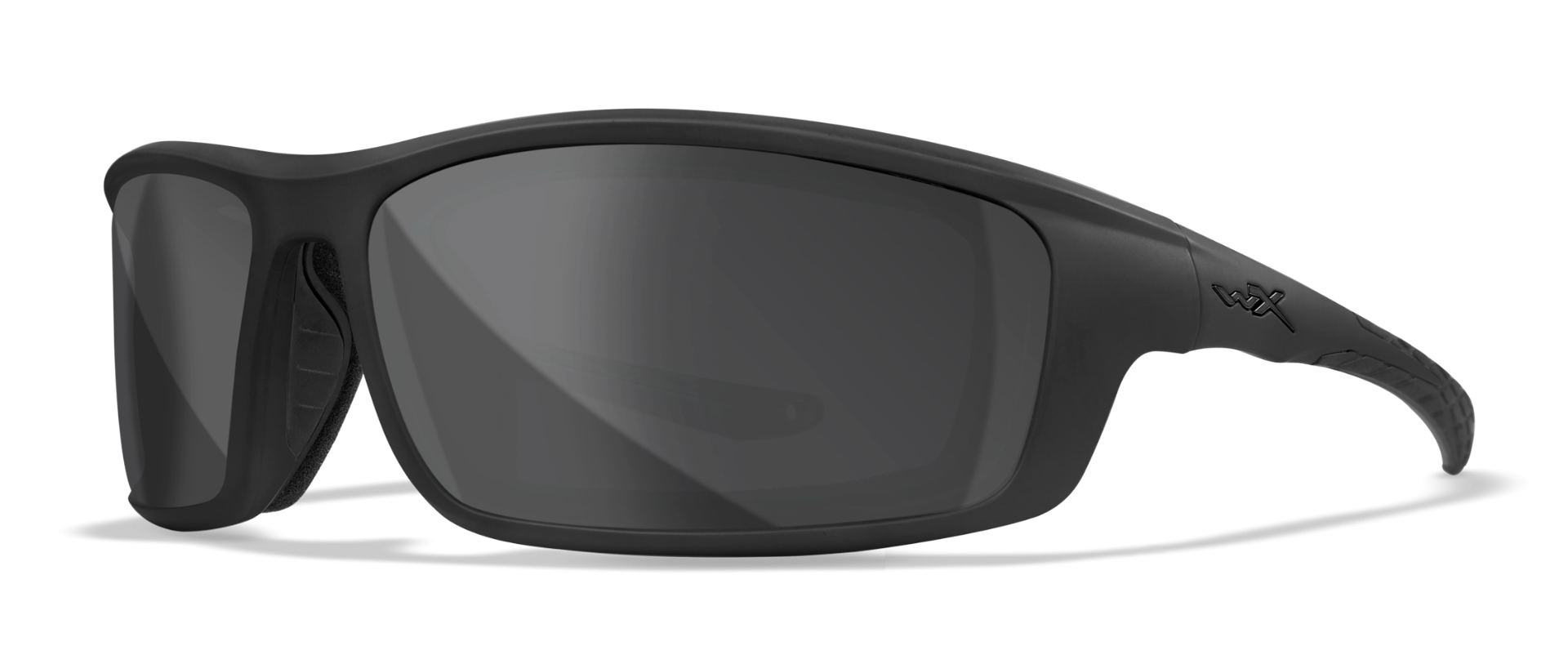 LASKMISPRILLID WILEYX GRID SMOKE GREY MATTE BLACK FRAME